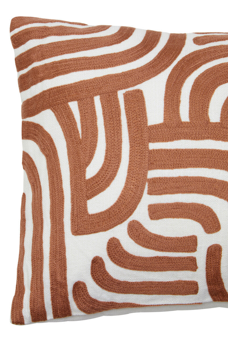 Bosie Ozella Natural & Terracotta Cushion