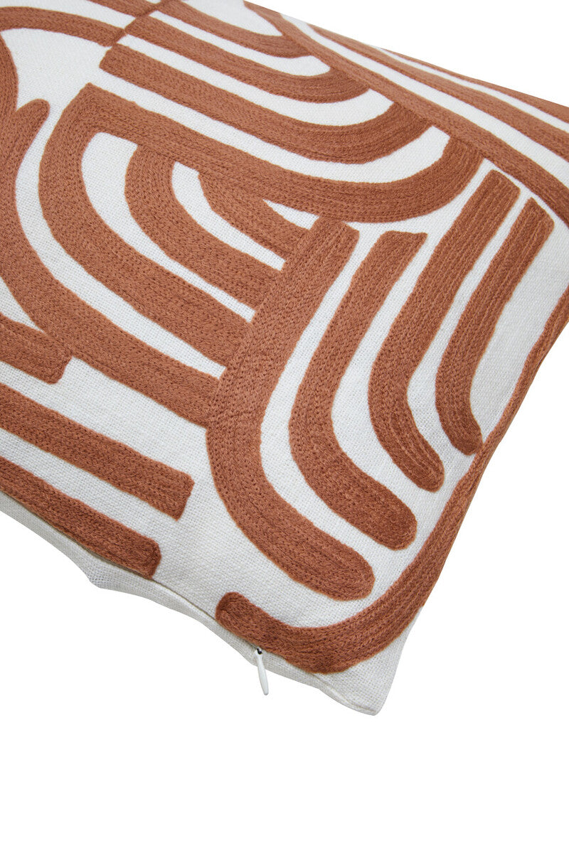 Bosie Ozella Natural & Terracotta Cushion