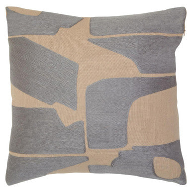 Bosie Ozella Natural & Grey Square Cushion