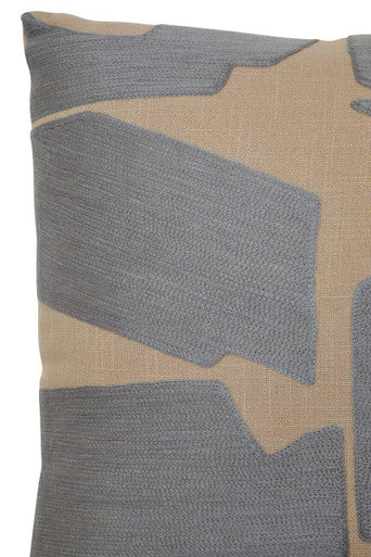Bosie Ozella Natural & Grey Square Cushion