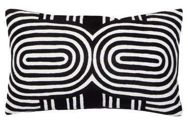 Bosie Ozella Black & White Cushion