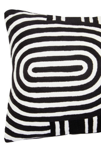 Bosie Ozella Black & White Cushion