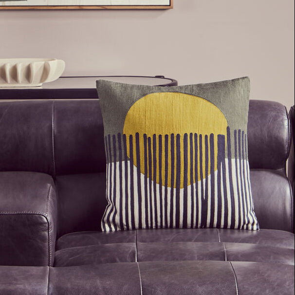 Bosie Ozella Green & White Cushion