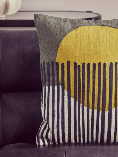 Bosie Ozella Green & White Cushion