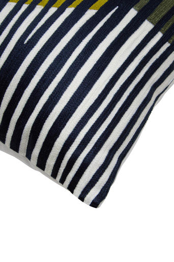 Bosie Ozella Green & White Cushion