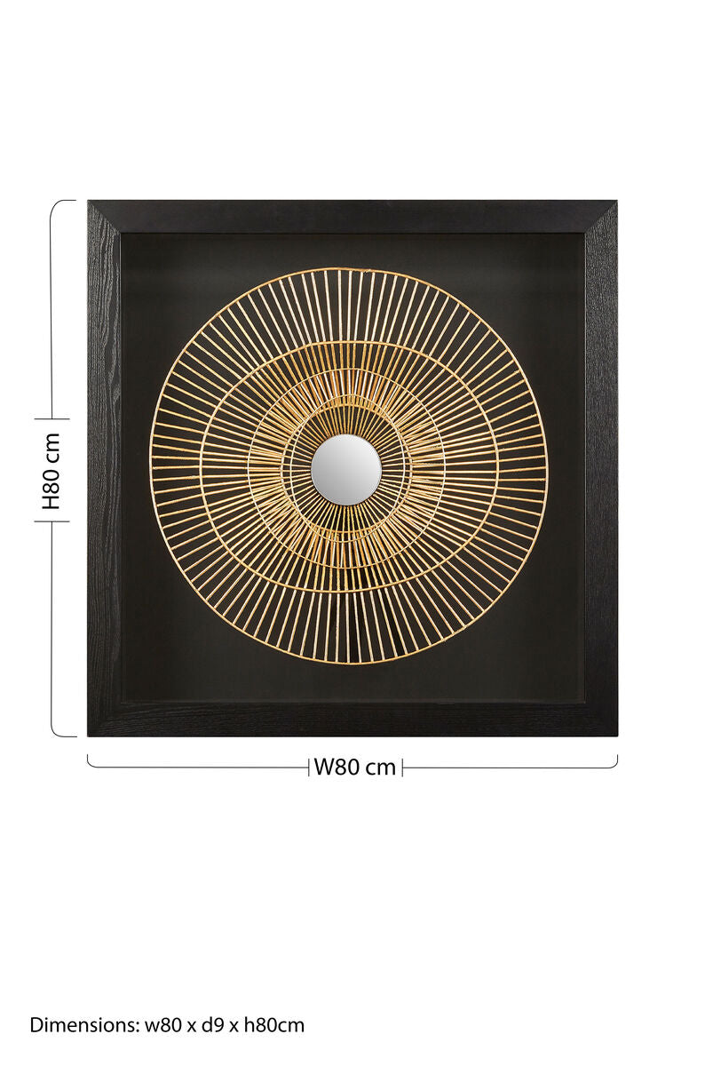 Modello Gold & Black Wall Art