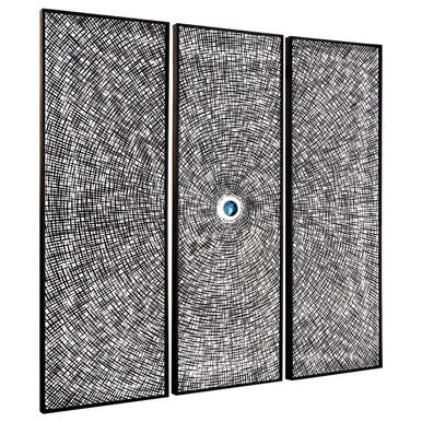 Modello Wood Carving & Circle Wall Art