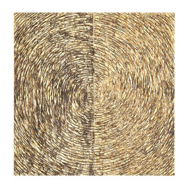 Modello Wood Carving Gold Wall Art
