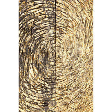 Modello Wood Carving Gold Wall Art