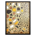 Modello Gold & Black Paper Sculpture Wall Art