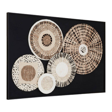 Modello Natural & Black Paper Design Wall Art