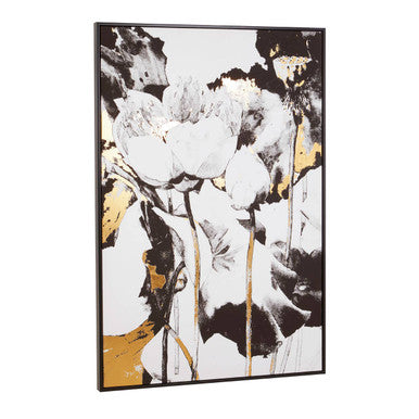 Astratto Floral & Metal Wall Art