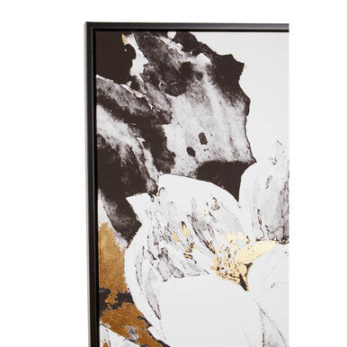 Astratto Floral & Metal Wall Art