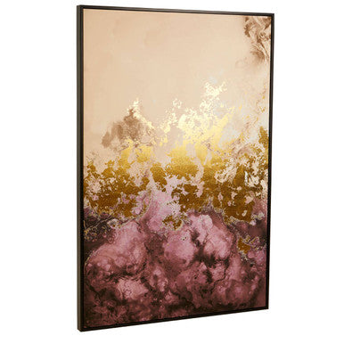 Astratto Cream & Mauve Wall Art