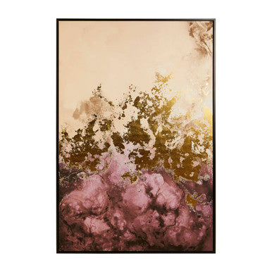 Astratto Cream & Mauve Wall Art