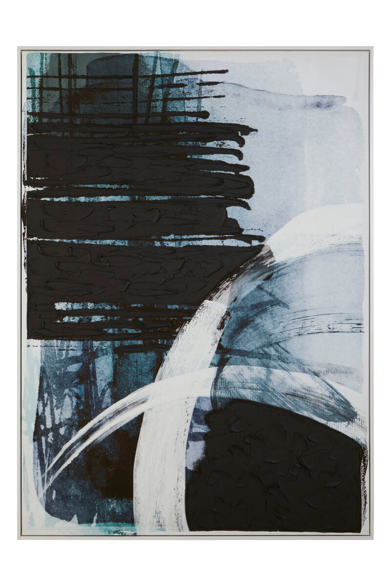 Astratto Blue & Black Wall Art