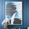 Astratto Blue & Black Wall Art