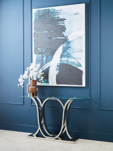 Astratto Blue & Black Wall Art