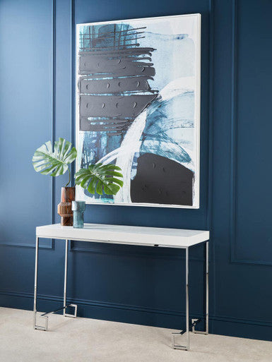 Astratto Blue & Black Wall Art