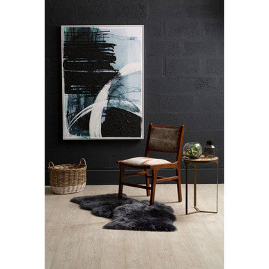 Astratto Blue & Black Wall Art