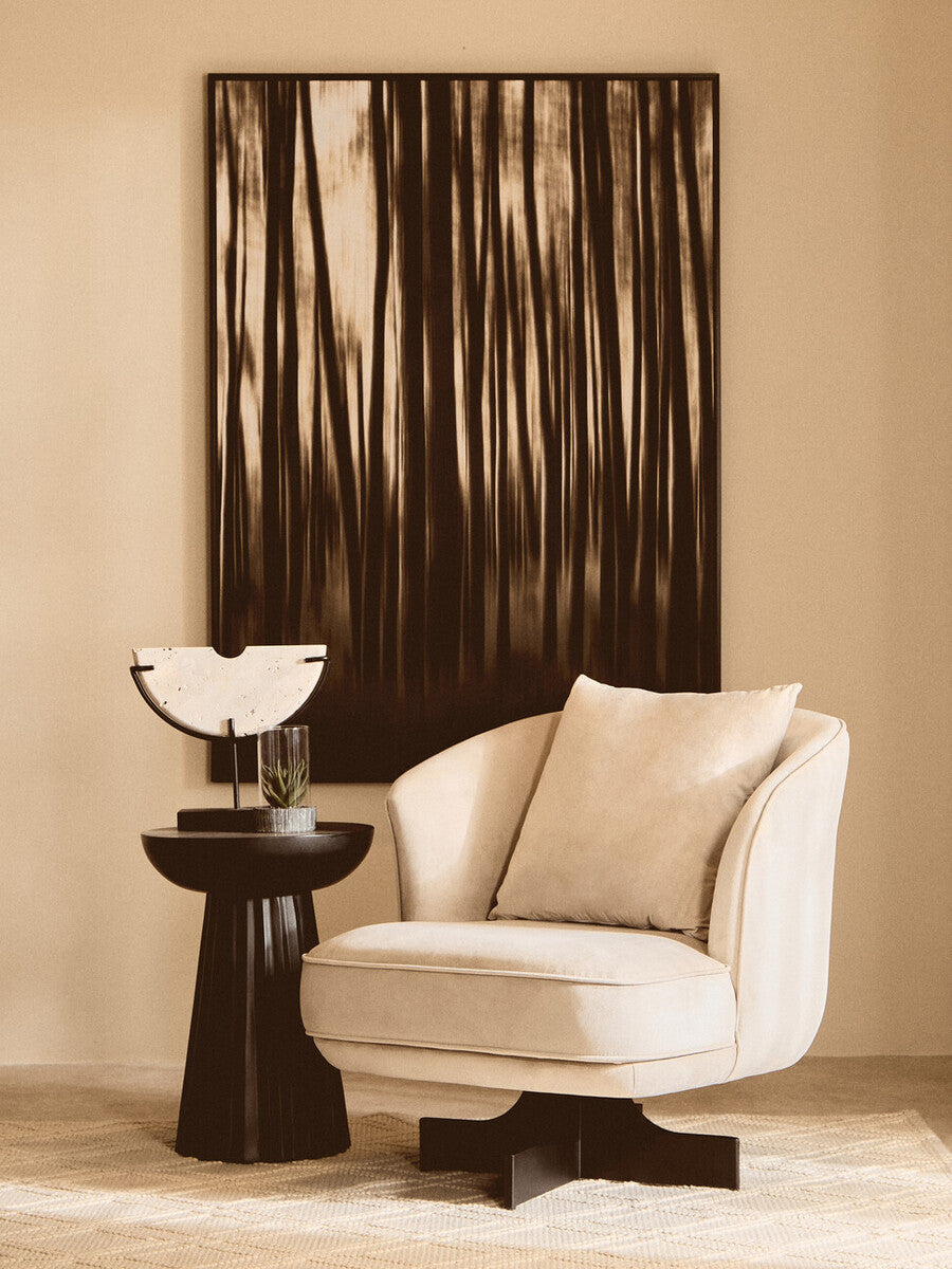 Astratto Black & Natural Classic Wall Art