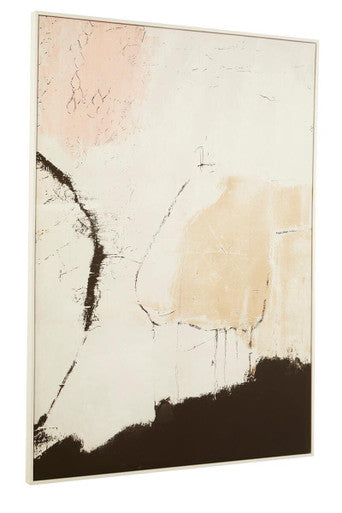 Astratto Natural Pink & Classic Wall Art