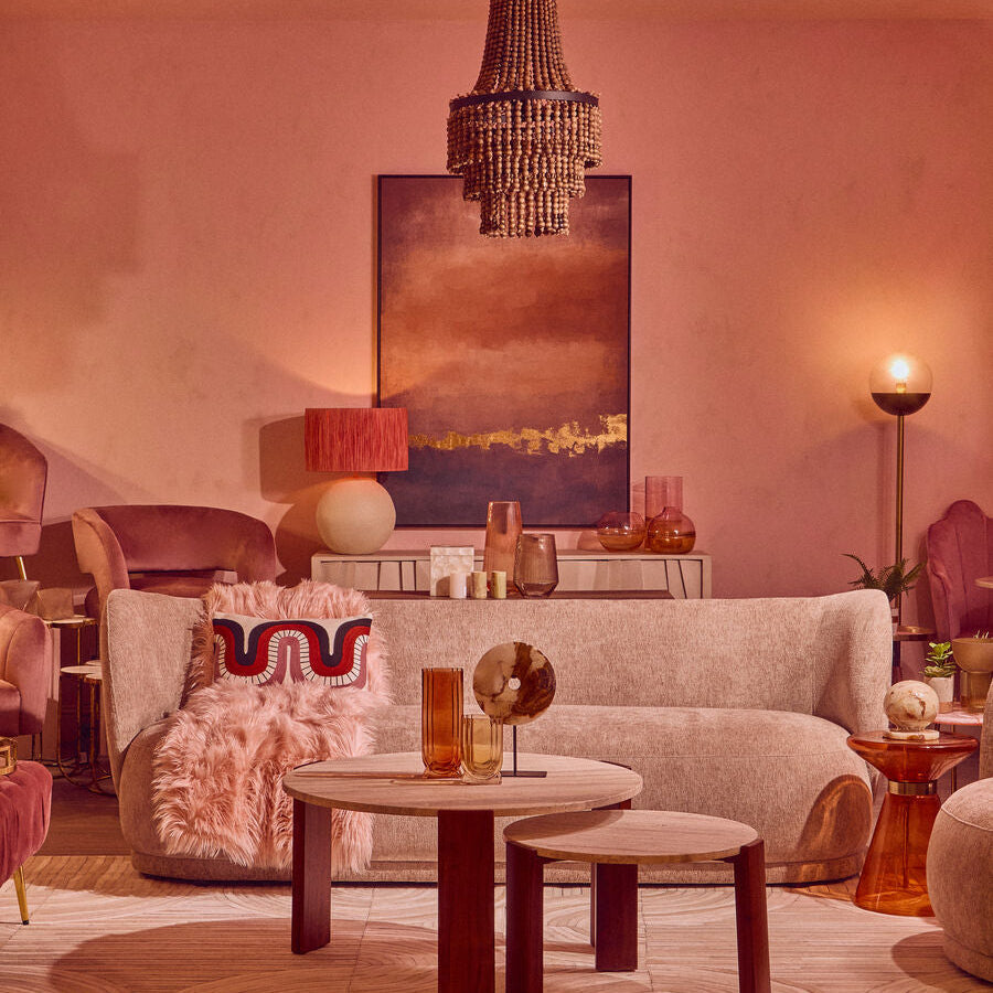 Astratto Pink & Purple Classic Wall Art