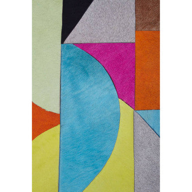 Safira Genunie Leather Abstract Wall Art