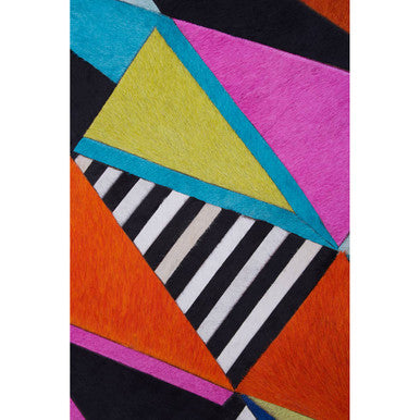 Safira Genuine Leather Multicolour Wall Art