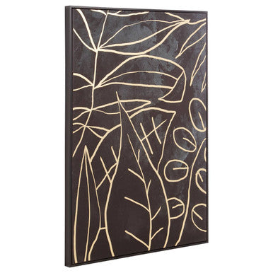 Astratto Canvas Black & Gold Wall Art