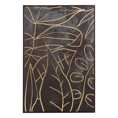 Astratto Canvas Black & Gold Wall Art