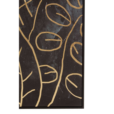 Astratto Canvas Black & Gold Wall Art