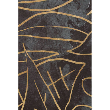 Astratto Canvas Black & Gold Wall Art
