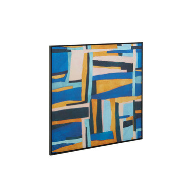 Astratto Multicolour Abstract Painting Black Modern