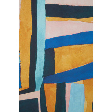 Astratto Multicolour Abstract Painting Black Modern