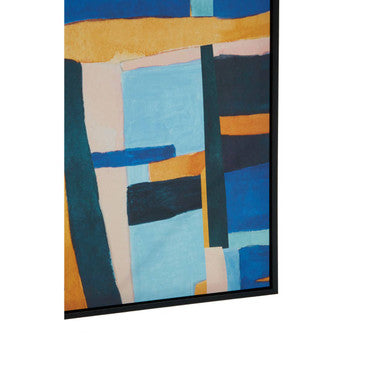 Astratto Multicolour Abstract Painting Black Modern