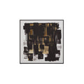 Astratto Impasto Wall Art White Contemporary