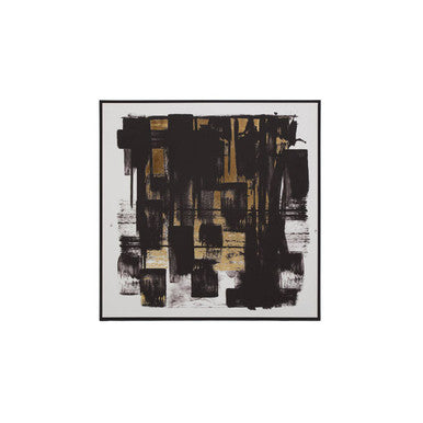 Astratto Impasto Wall Art White Contemporary