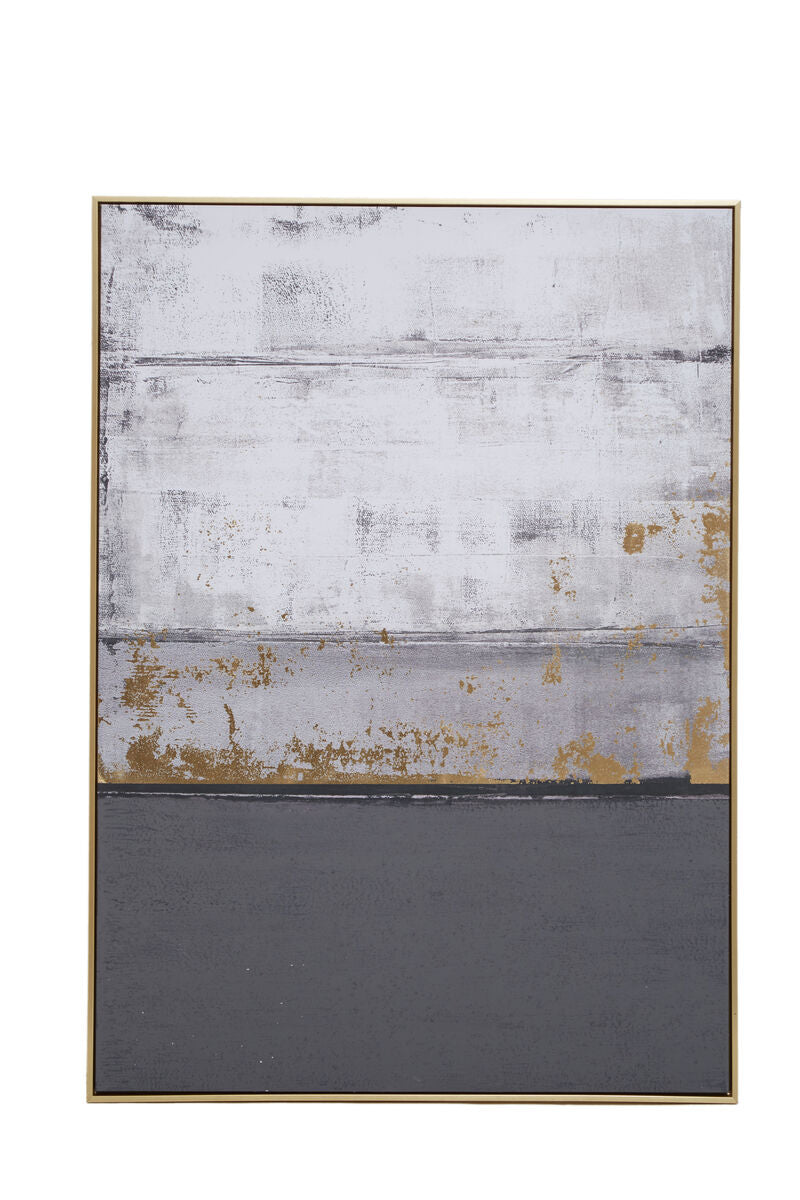 Astratto Grey & Gold Foil Wall Art