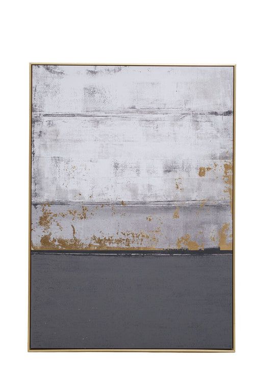 Astratto Grey & Gold Foil Wall Art