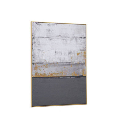Astratto Grey & Gold Foil Wall Art