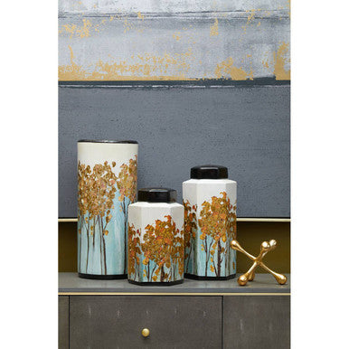 Astratto Grey & Gold Foil Wall Art
