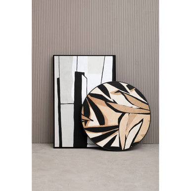 Astratto Abstract Wall Art Black Industrial