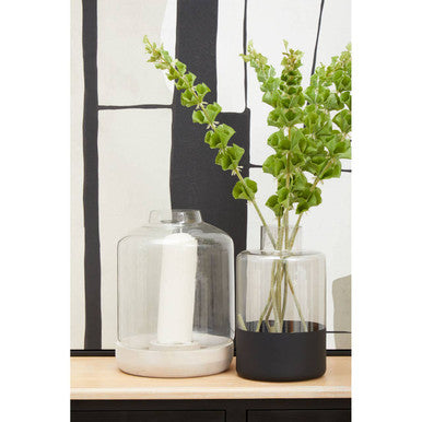 Astratto Abstract Wall Art Black Industrial