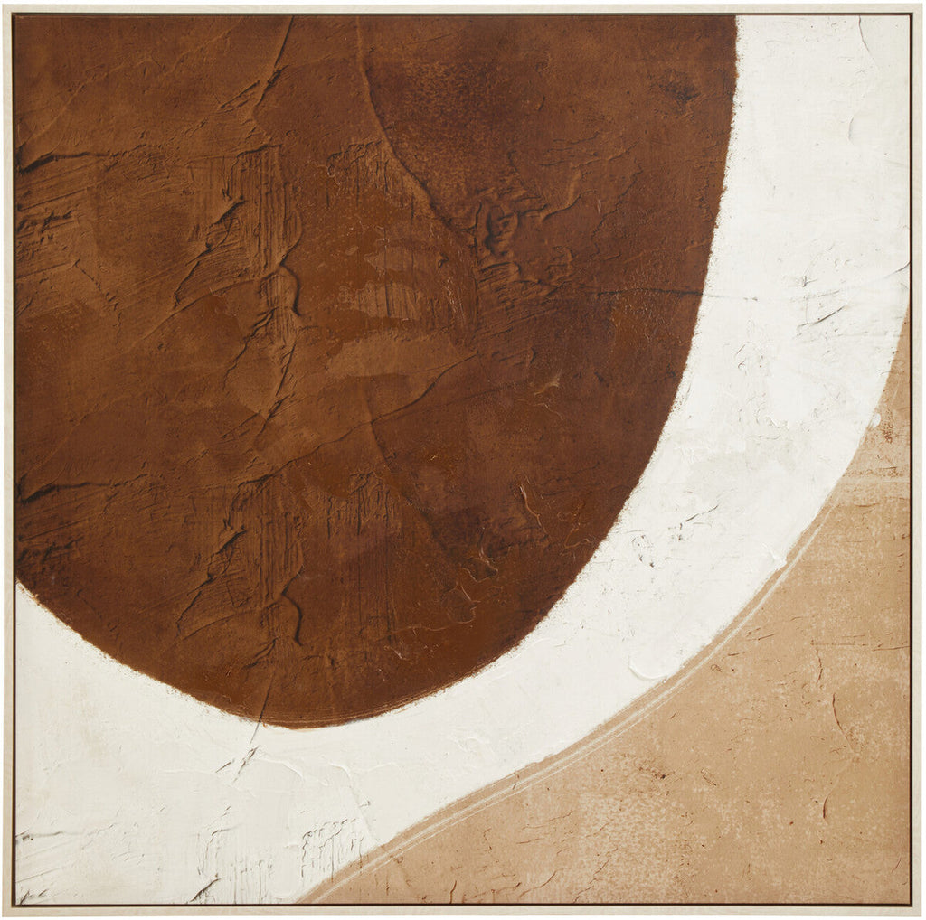 Astratto Brown & Natural Textured Wall Art