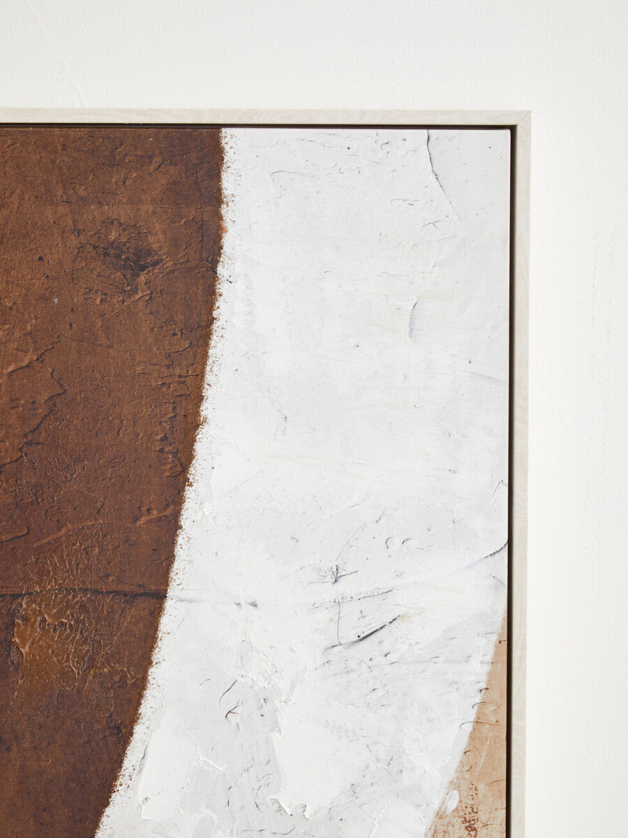 Astratto Brown & Natural Textured Wall Art