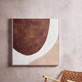 Astratto Brown & Natural Textured Wall Art