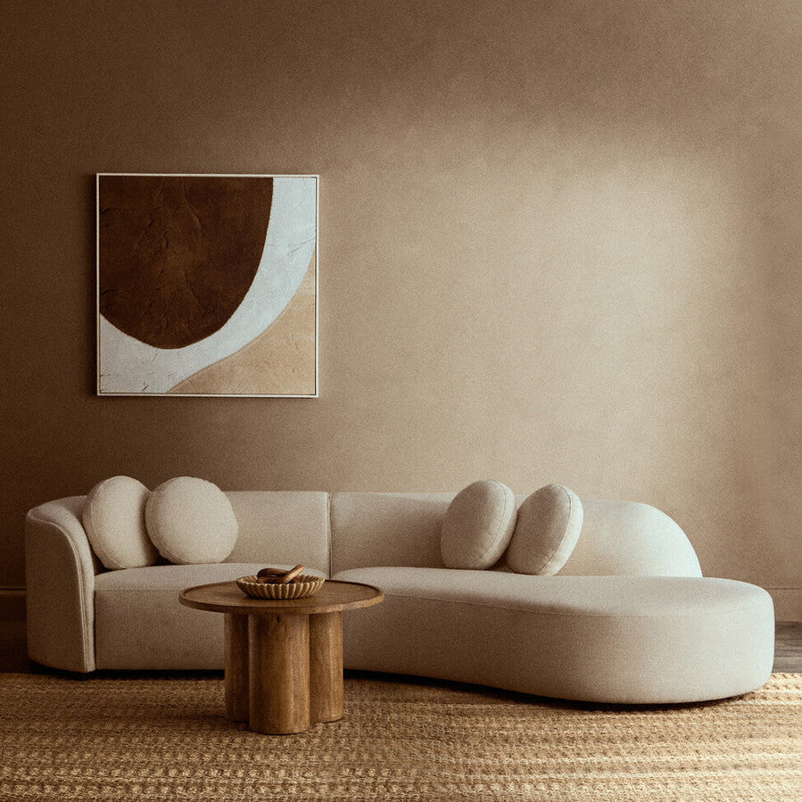 Astratto Brown & Natural Textured Wall Art