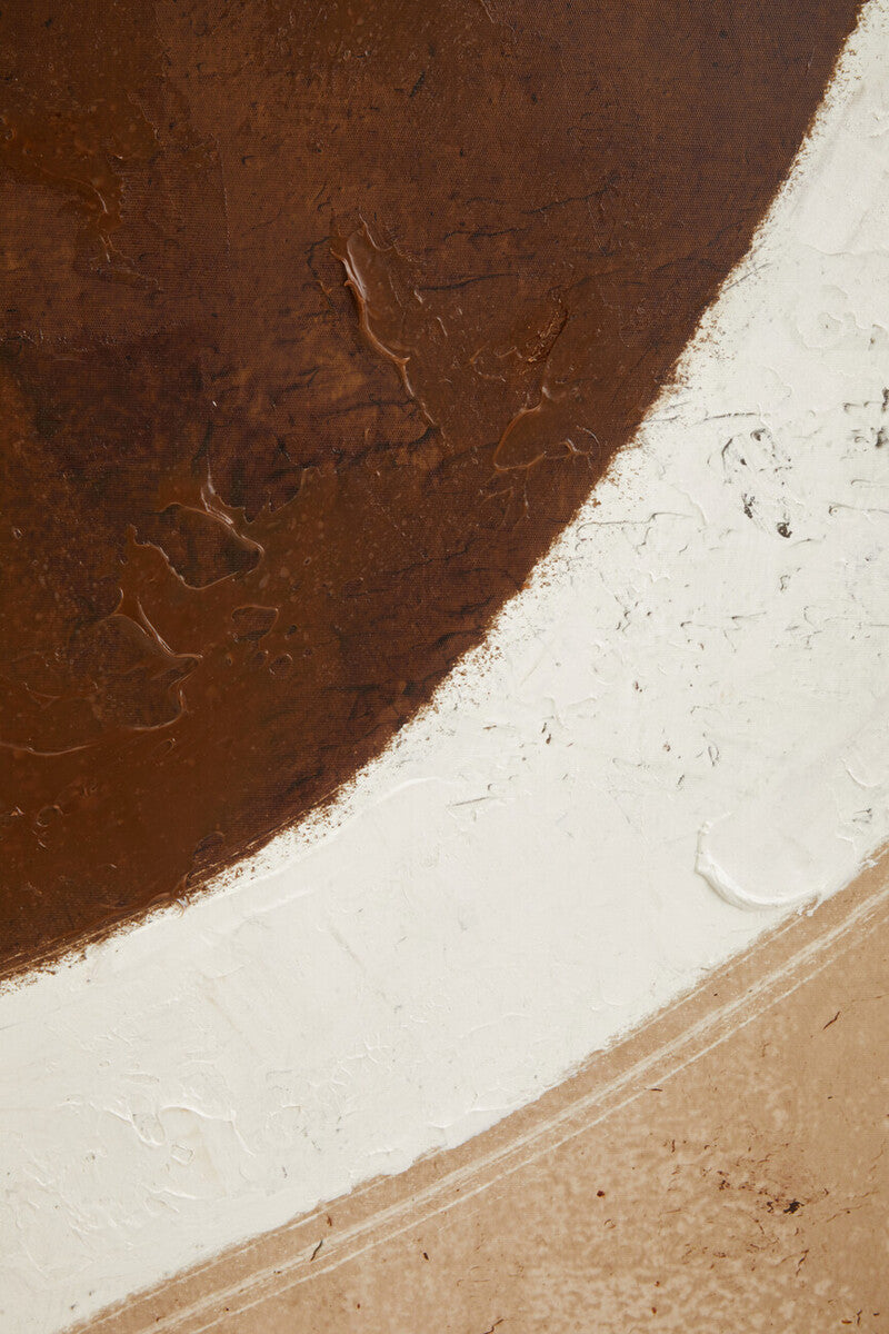 Astratto Brown & Natural Textured Wall Art