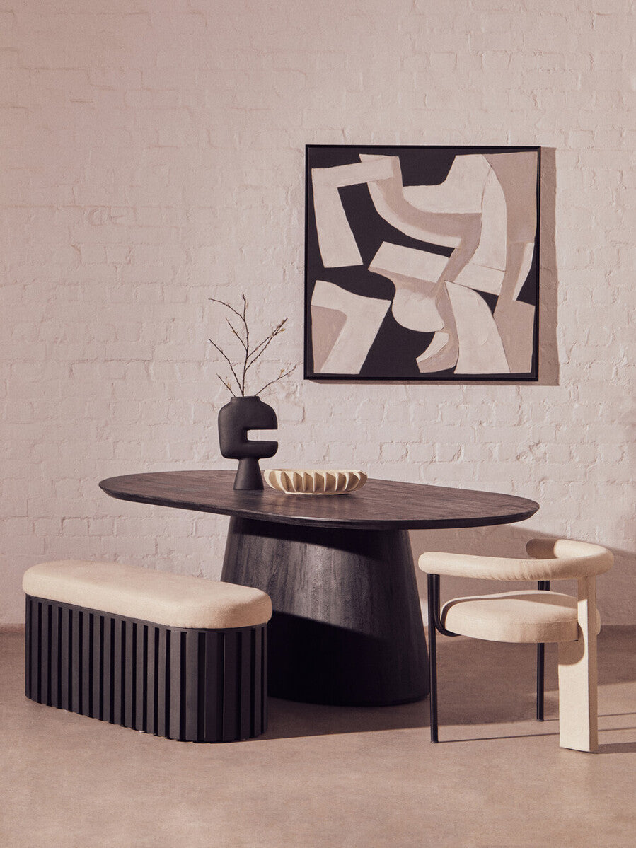 Astratto Monochrome Abstract Textured Wall Art